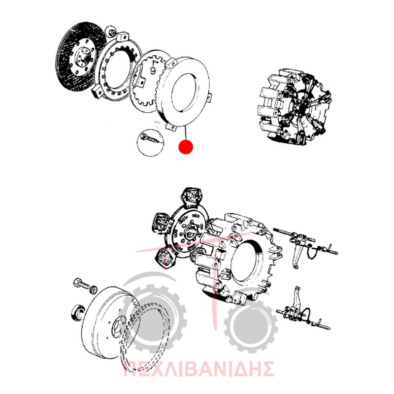 Πλάκα δίσκου κίνησης Landini 6880-9880
