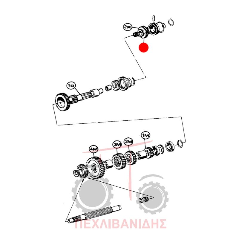 Γρανάζι σασμάν Landini 8880-9880-Rex Γρανάζι σασμάν Landini 8880-9880-Rex