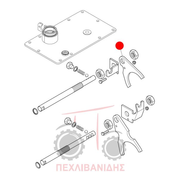 Φουρκέτα 3 - 4 ταχυτήτων Landini 6450-6475-6660