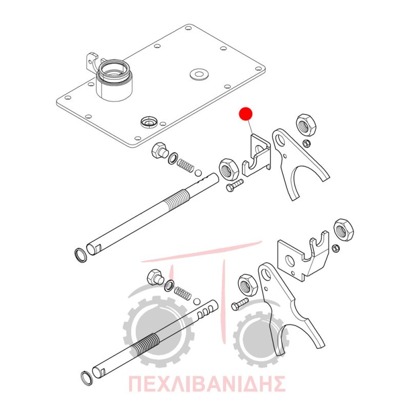 Φουρκέτα άξονα ταχυτήτων Landini 6475-6660