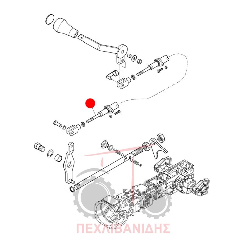 Ντίζα λεβιέ ταχυτήτων Landini 6660-6675
