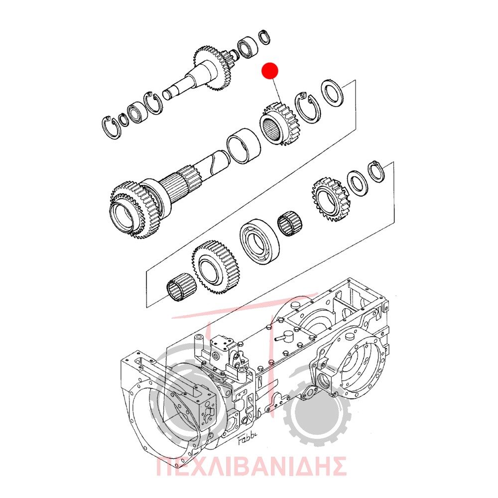 Γρανάζι σασμάν Landini Mistral 40-45-50-55