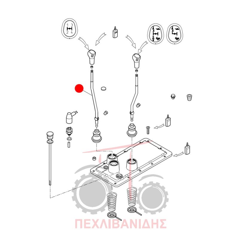 Λεβιές ταχυτήτων Landini 5860-7860-8860
