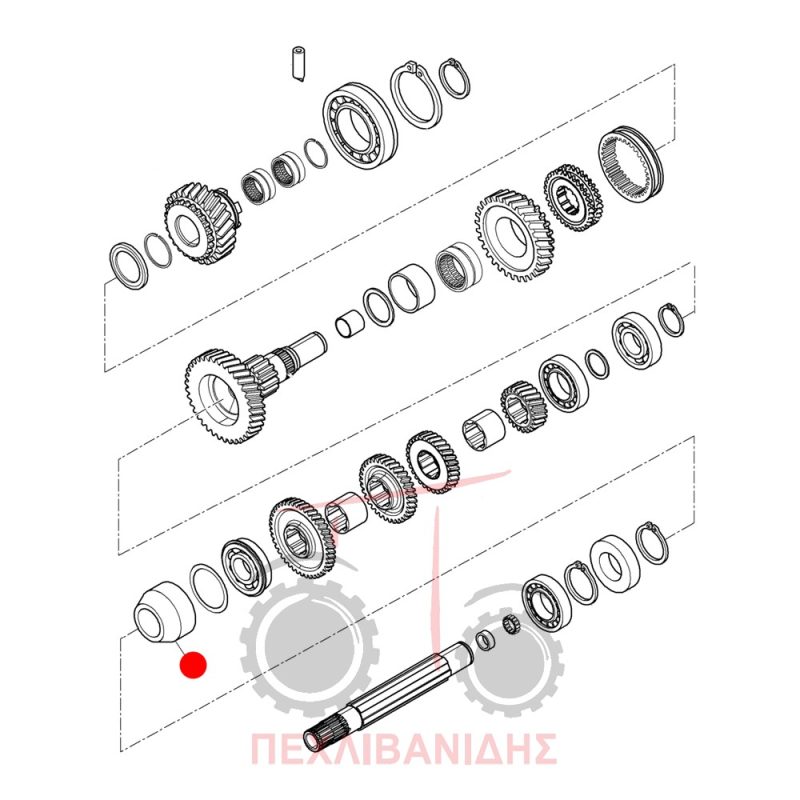 Δαχτυλίδι μπριζντιρέκ κίνησης Landini 8830-8860 Δαχτυλίδι μπριζντιρέκ κίνησης Landini 8830-8860