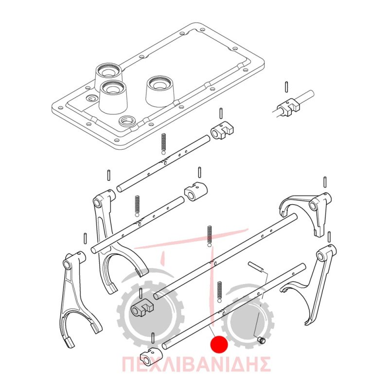 Βέργα ταχυτήτων Landini 5860-6880-8880