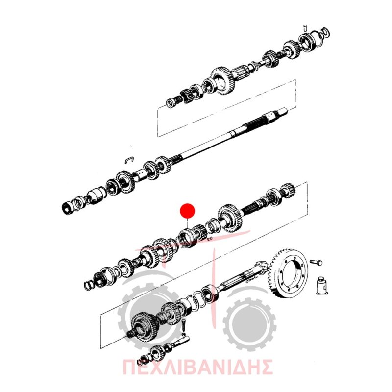 Κουλούρι συγχρονιζέ ταχυτήτων Landini 5830