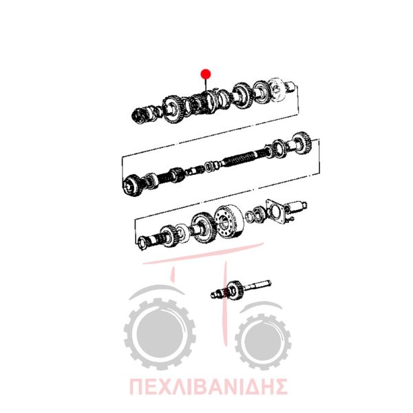 Κουλούρι ταχυτήτων Landini 12500