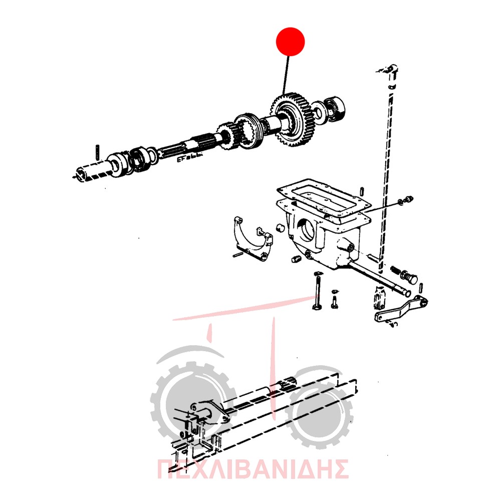Γρανάζι κίνησης Landini 12500-14500