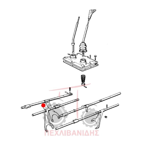 Φουρκέτα ταχυτήτων Landini 8550-8500-Frutteti