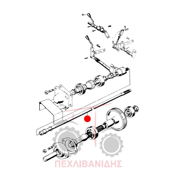 Άξονας PTO σασμάν Landini 5500-6500-7500-8500