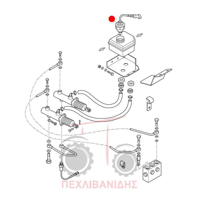 Καπάκι υγρών φρένων Landini Powerfarm-Rex Καπάκι υγρών φρένων Landini Powerfarm-Rex