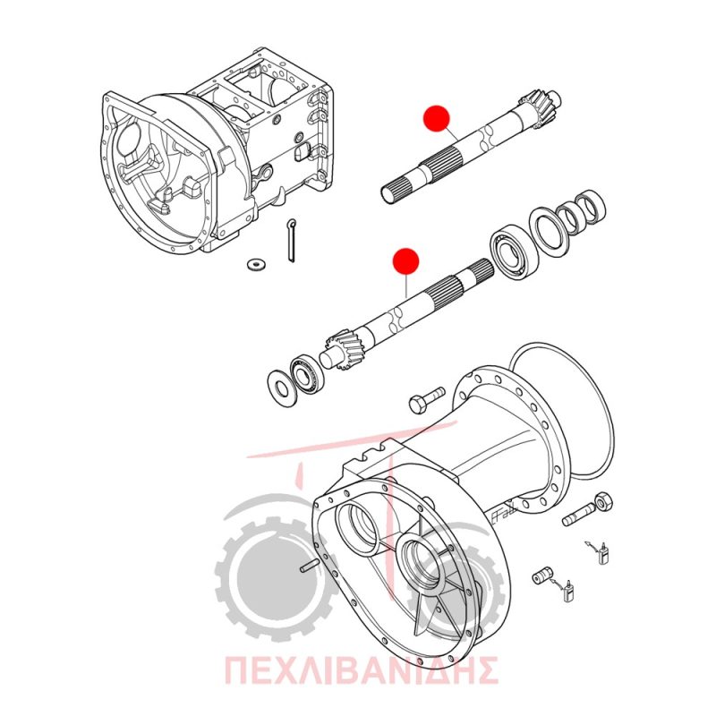 Πίσω ημιαξόνιο Landini 7860-9880