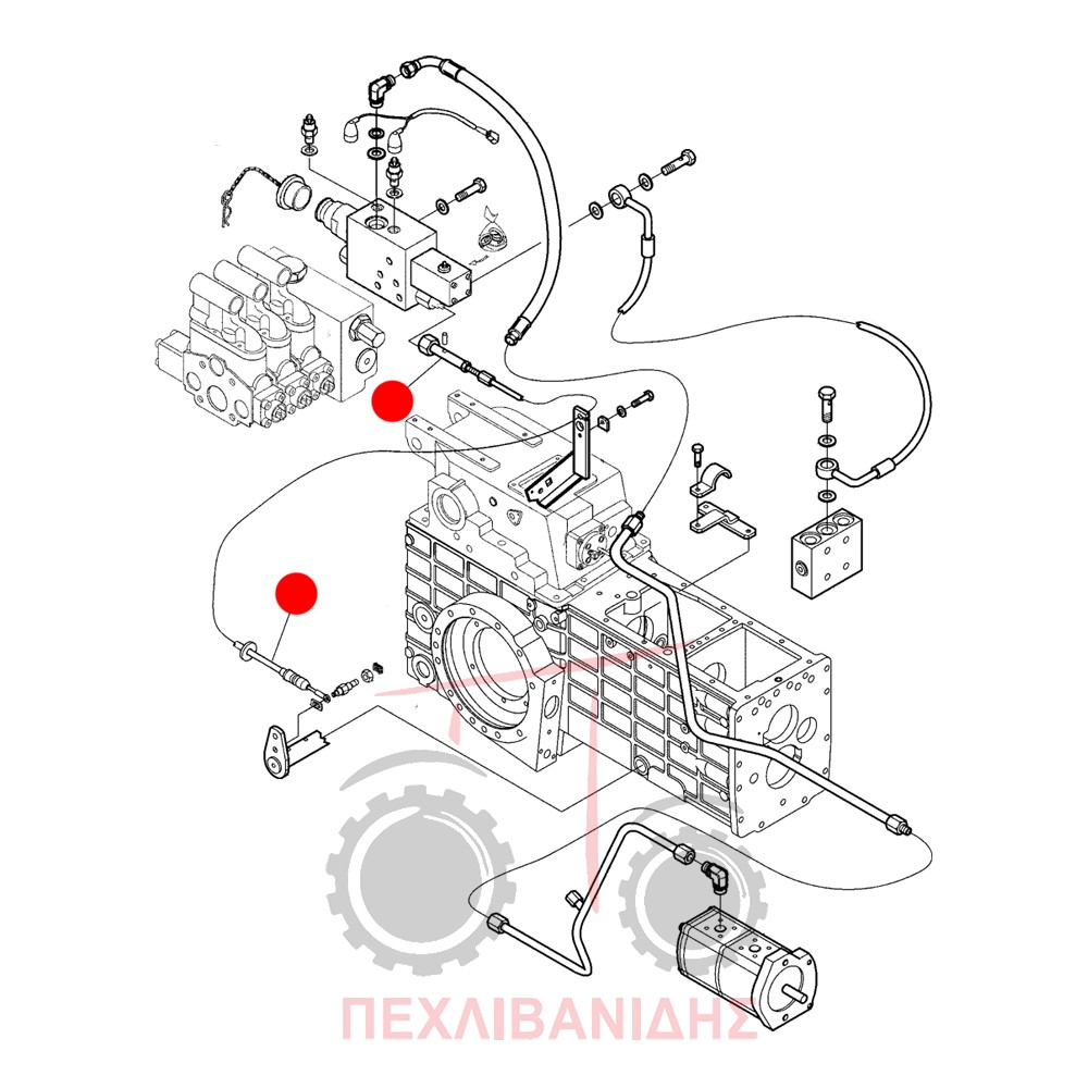 Ντίζα χειρόφρενου Landini Advantage-Rex-Vision