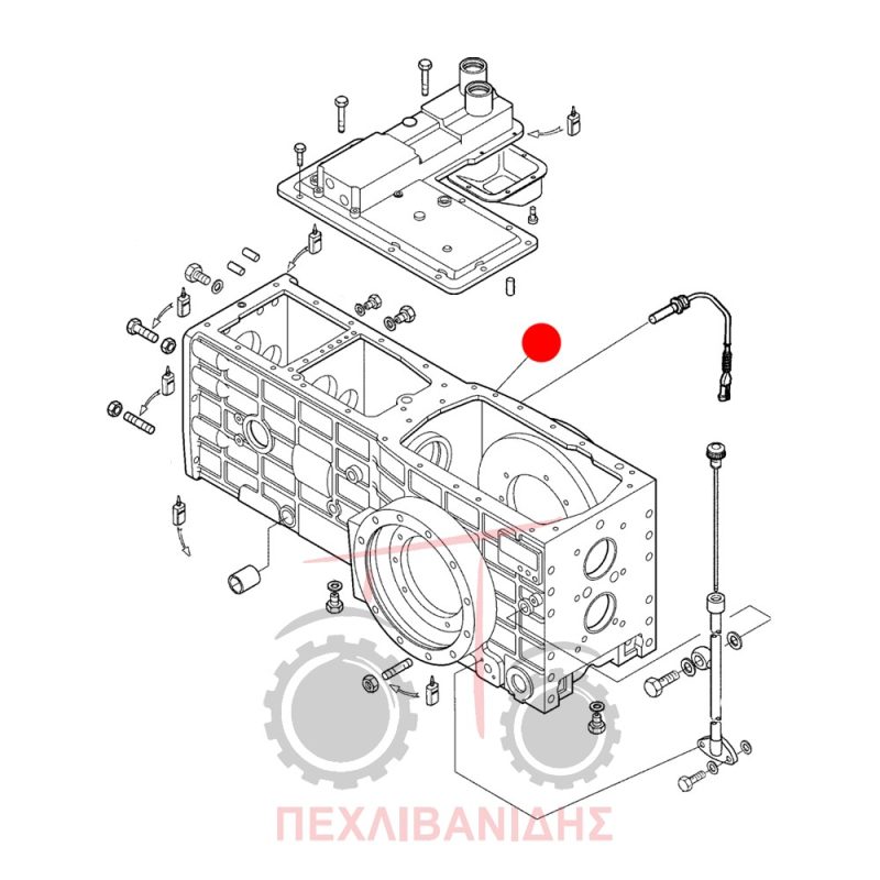 Πίσω κουτί διαφορικού Landini Vision 80-90-105 Πίσω κουτί διαφορικού Landini Vision 80-90-105