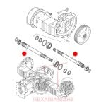 Πίσω ημιαξόνιο Landini 6860-Blizzard Πίσω ημιαξόνιο Landini 6860-Blizzard