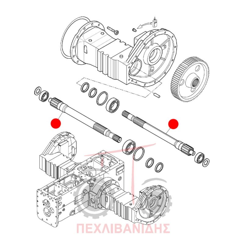 Πίσω ημιαξόνιο Landini 6860-Blizzard