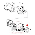 Πίσω κοντό ημιαξόνιο Landini 5830-5840-6500 Πίσω κοντό ημιαξόνιο Landini 5830-5840-6500