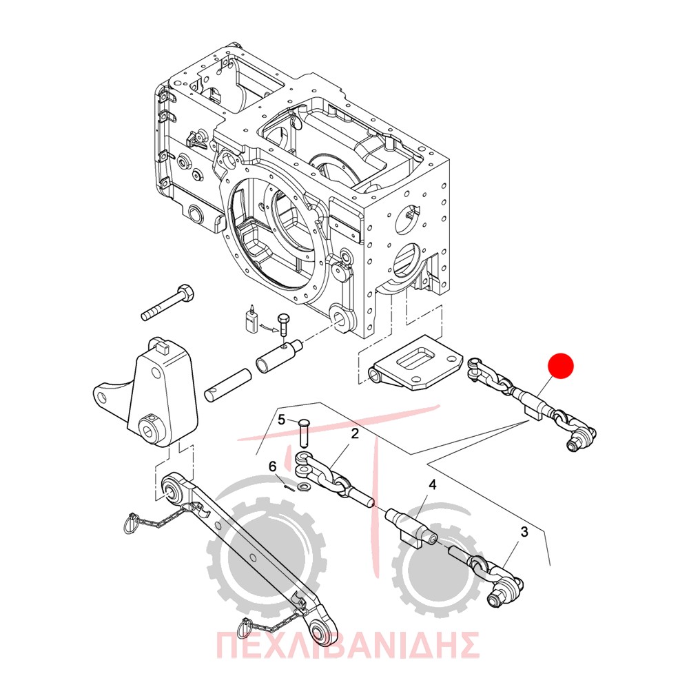 Αλυσίδα λάμας υδραυλικού Landini Trekker 75-105