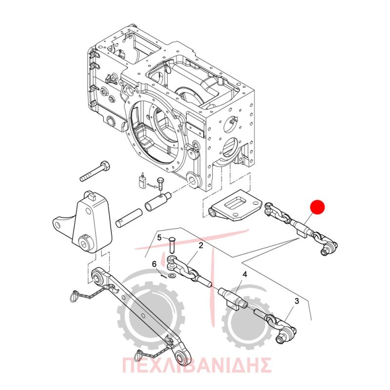 Αλυσίδα λάμας υδραυλικού Landini Trekker 75-105 Αλυσίδα λάμας υδραυλικού Landini Trekker 75-105