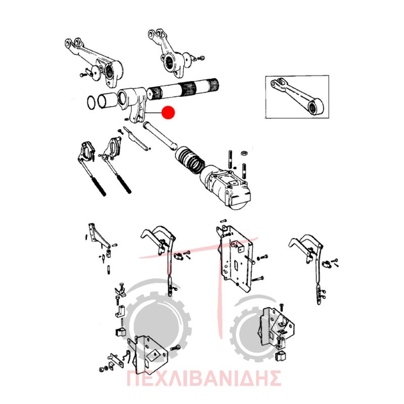 Χούφτα υδραυλικού Landini 5505-6505-7505 Χούφτα υδραυλικού Landini 5505-6505-7505
