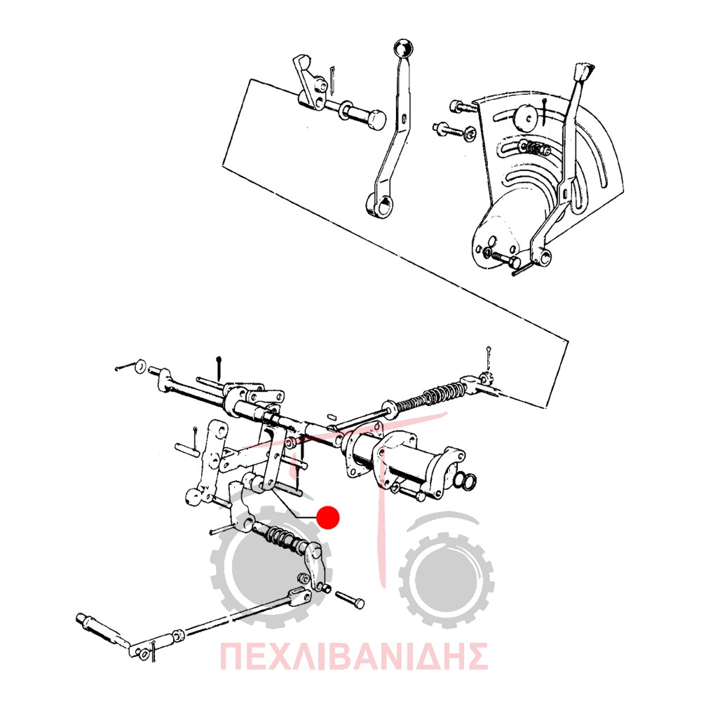 Δίχαλο ανταπόκρισης υδραυλικού Landini 5500-8500-5830-8830