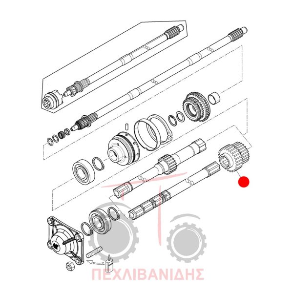 Πάνω γρανάζι PTO Landini 8860-Advantage-Rex