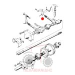 Μπράτσο λεβιέ PTO Landini 6040-6550-8550 Μπράτσο λεβιέ PTO Landini 6040-6550-8550