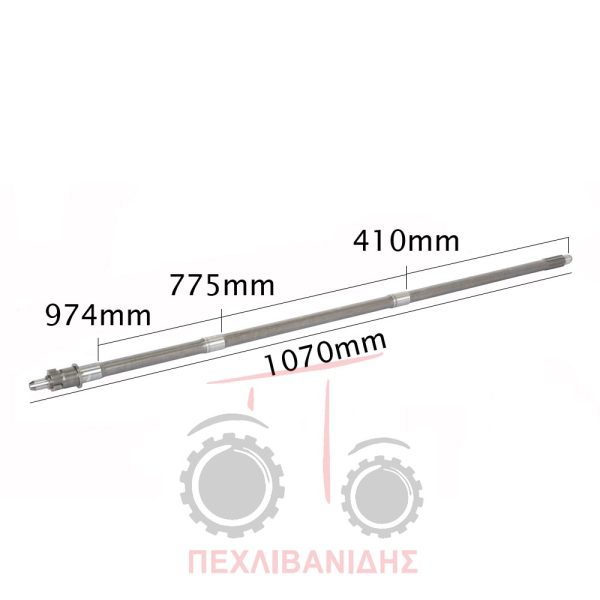 Άξονας σασμάν Massey Ferguson 174-294-394