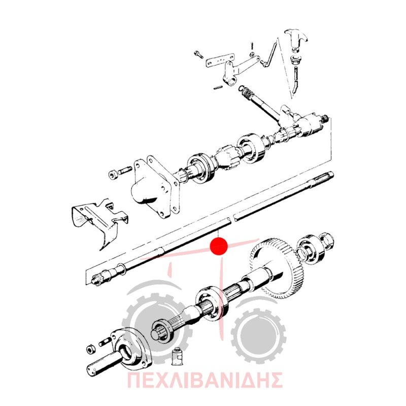 Άξονας PTO σασμάν Landini 6550-7550-8550