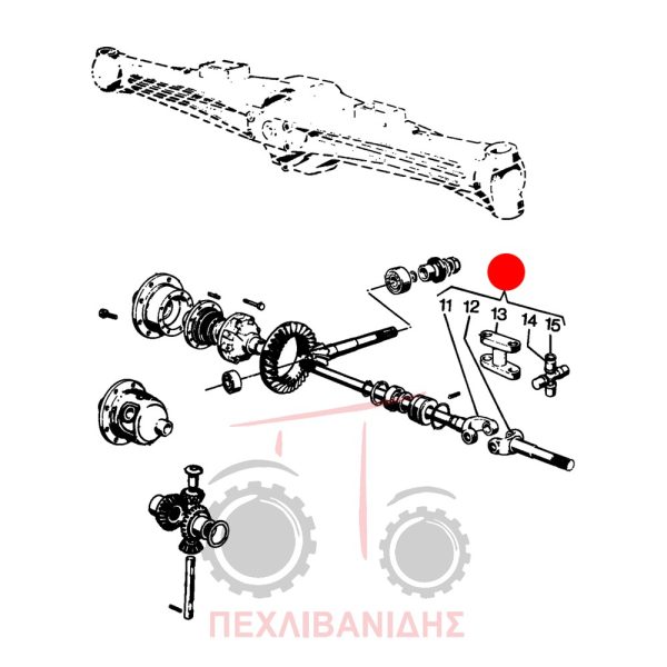 Κιτ άξονα κίνησης Landini 10000-13000