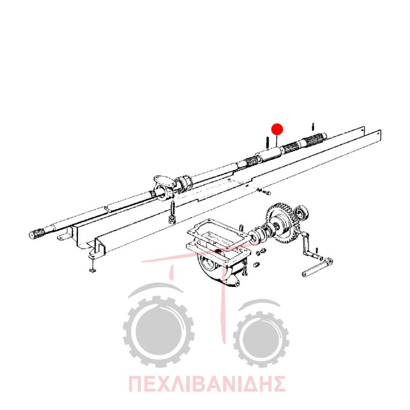 Μούφα μπροστά διαφορικού Landini 9500
