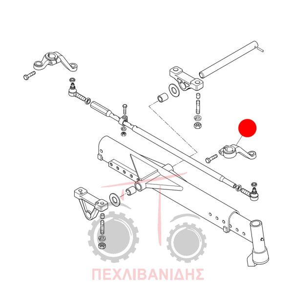 Δεξί μπράτσο ακραξονίου Landini Globus-Mistral-Rex