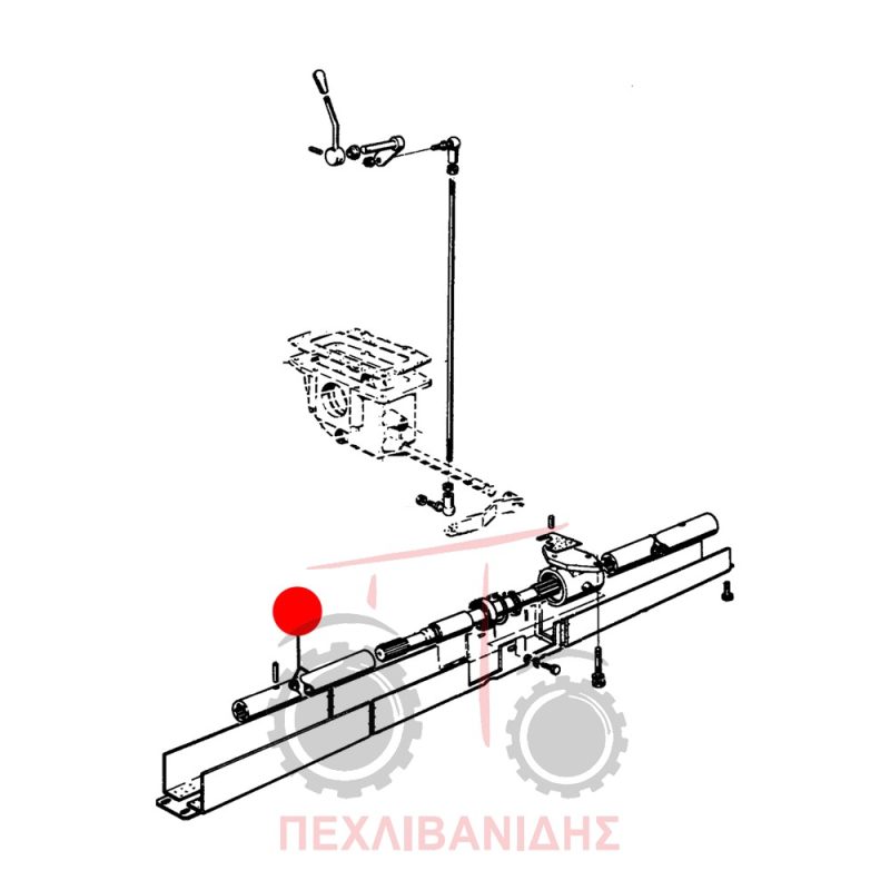 Μούφα μπροστά διαφορικού Landini 10000-12500
