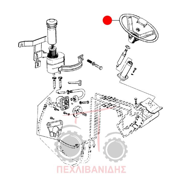 Βολάν τιμονιού Landini 5830-6040-6880-Blizzard-Frutteti