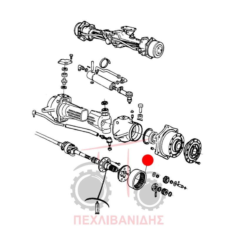 Στεφάνι μειωτήρα Landini 7830-8550-Frutteti