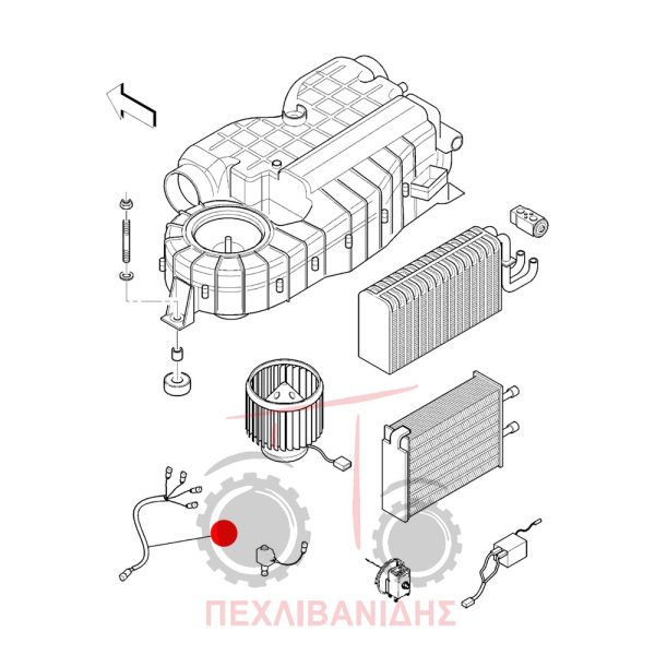 Καλωδίωση aircondition Landini Powermaster-Powermax-Powermondial