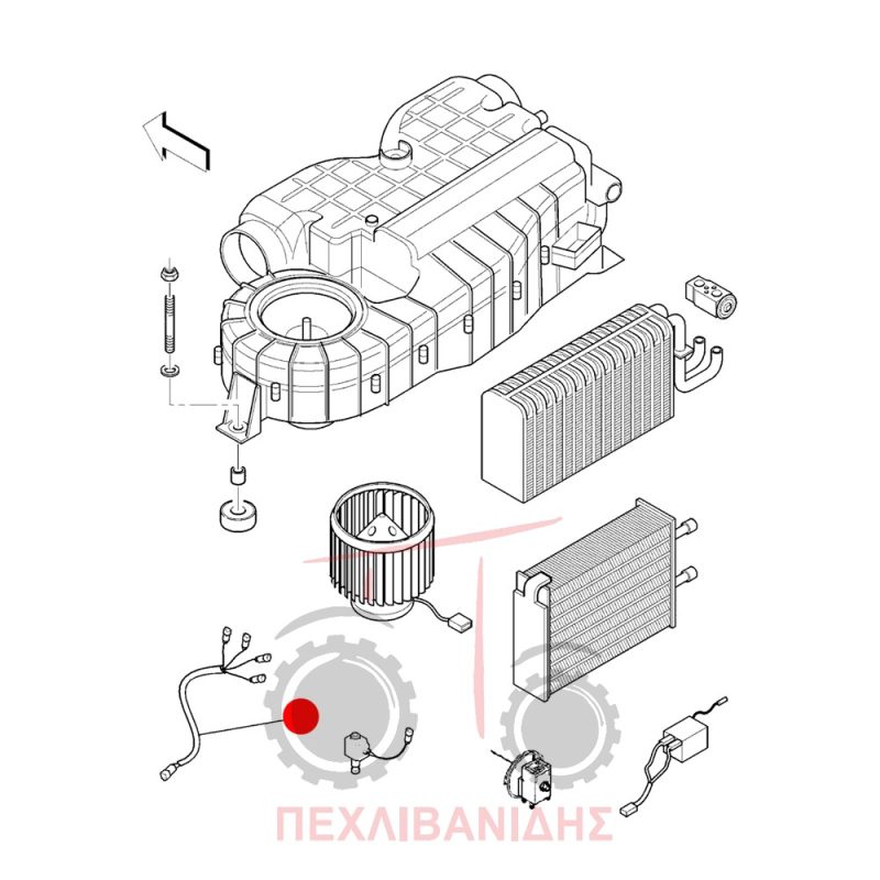 Καλωδίωση aircondition Landini Powermaster-Powermax-Powermondial