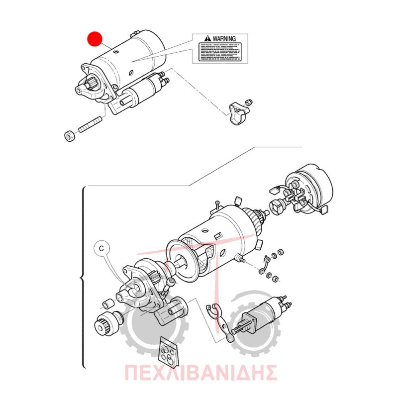 Μίζα Landini Legend 105-115 Μίζα Landini Legend 105-115