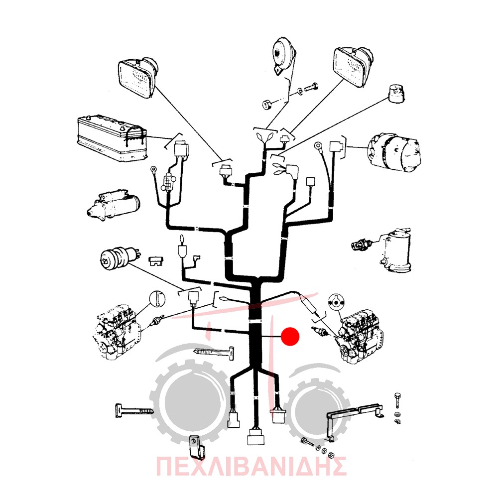 Καλωδίωση Landini Advantage 55-60-65-75-85