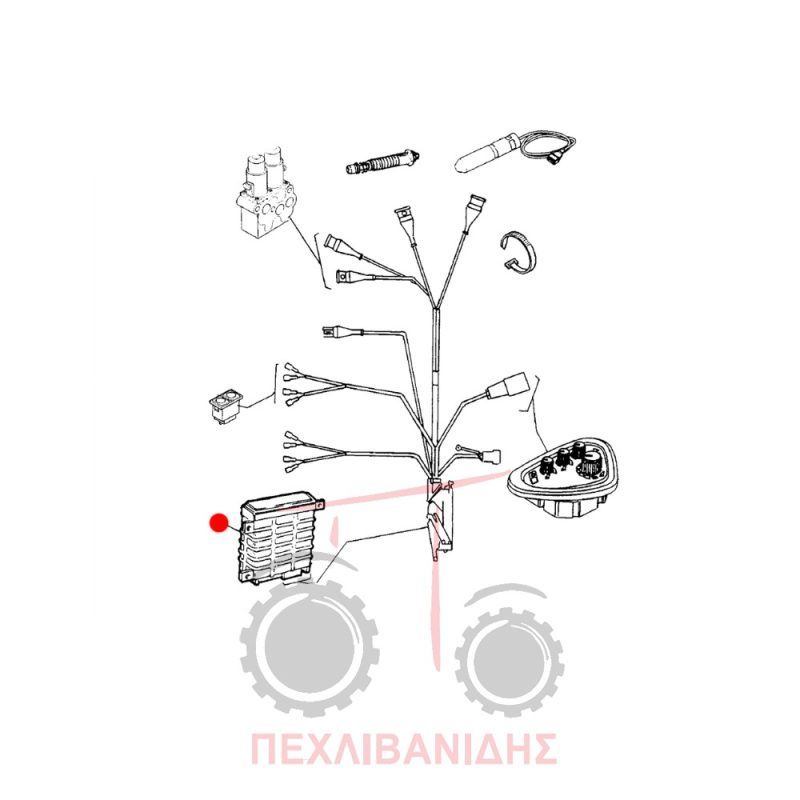 Εγκέφαλος υδραυλικού Landini Mythos tier 2 Εγκέφαλος υδραυλικού Landini Mythos tier 2