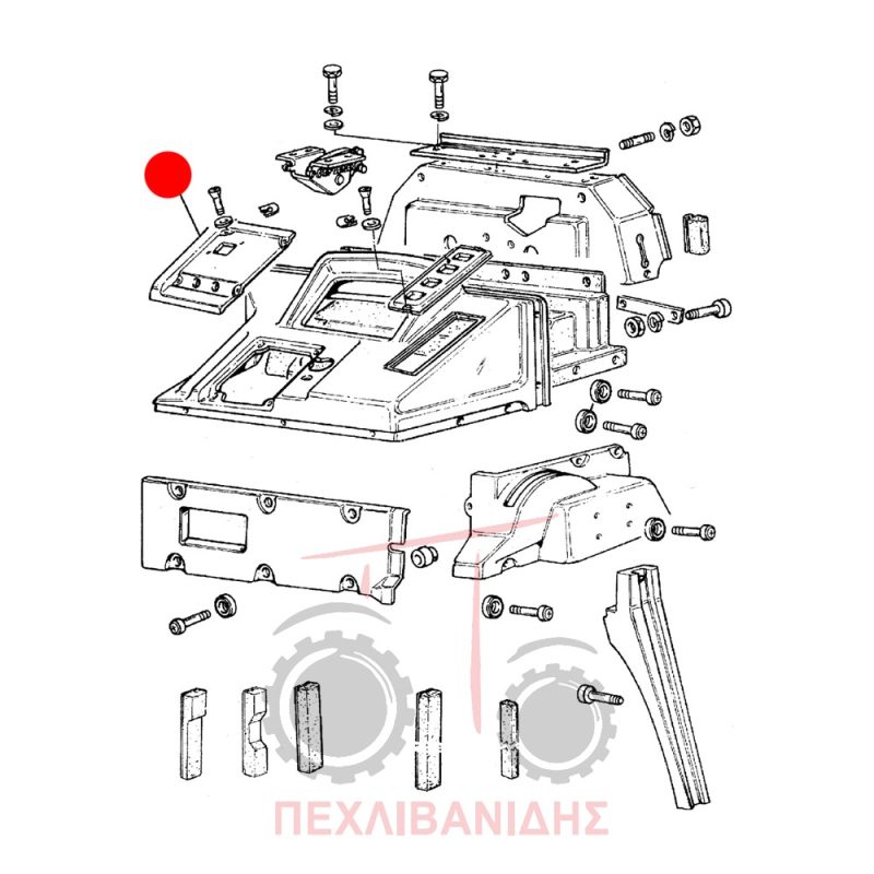 Πλαστικό ταμπλό Landini Advantage Πλαστικό ταμπλό Landini Advantage