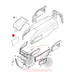 Αριστερή πλαϊνή σίτα καπό Landini Rex-Technofarm Αριστερή πλαϊνή σίτα καπό Landini Rex-Technofarm