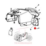 Κάτω πλαστικό ταμπλό Landini 5860-6870 Κάτω πλαστικό ταμπλό Landini 5860-6870