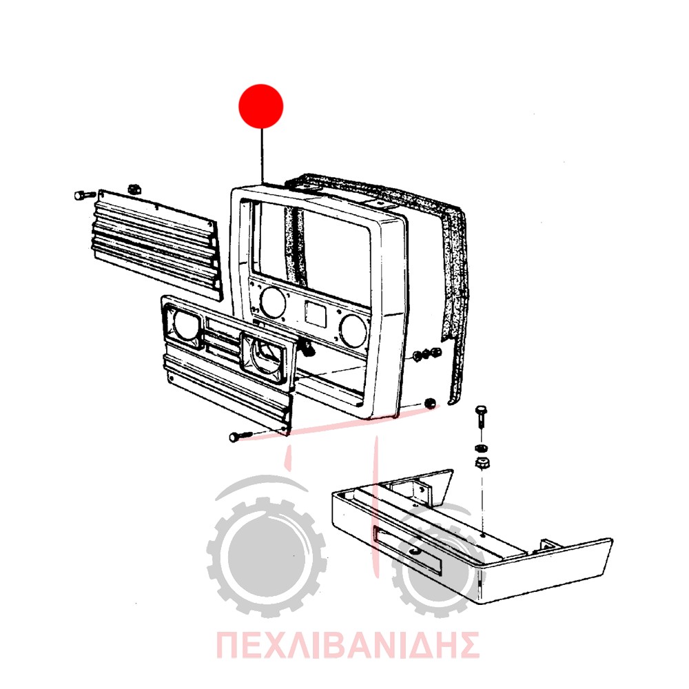 Μπροστά μάσκα Landini 6550-8880-10000