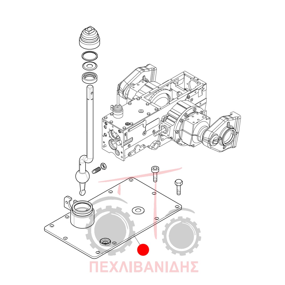 Κοντό καπάκι ταχυτήτων Landini 6450-6460-6660-6675