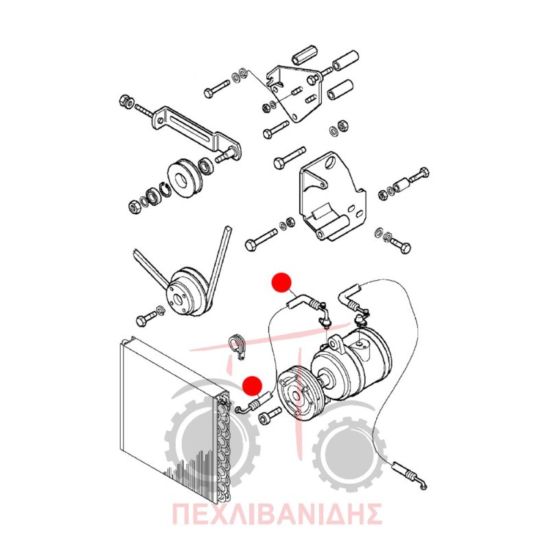 Σωλήνας aircondition Landini Rex Σωλήνας aircondition Landini Rex