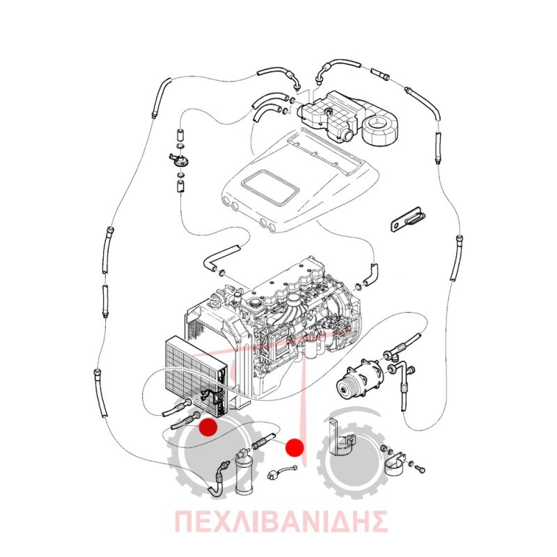 Σωλήνας aircondition Landini Landpower Σωλήνας aircondition Landini Landpower