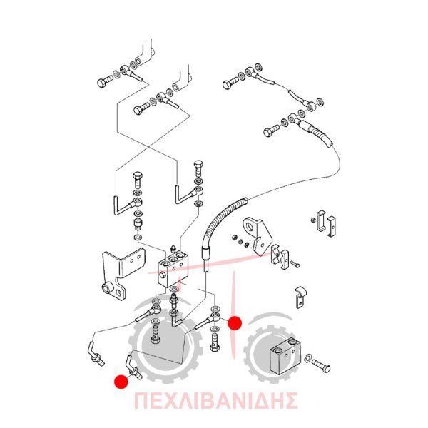 Σωλήνας φρένων Landini Atlas-Rex-Vigneti