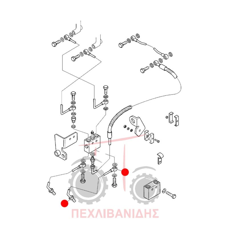 Σωλήνας φρένων Landini Atlas-Rex-Vigneti Σωλήνας φρένων Landini Atlas-Rex-Vigneti