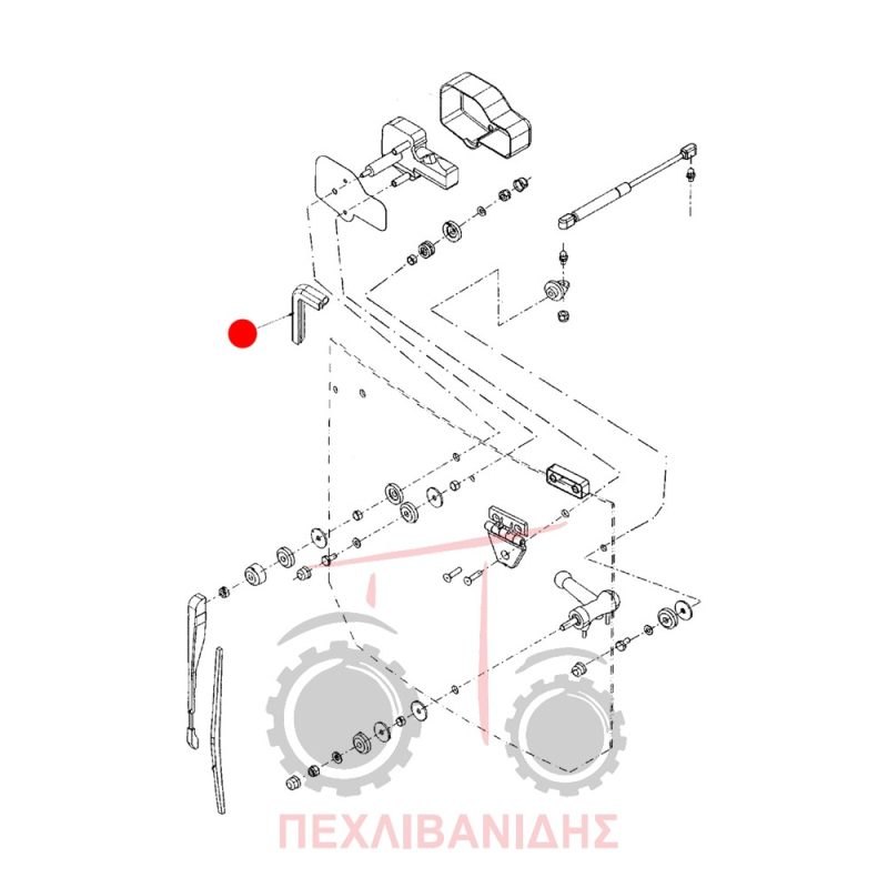 Λάστιχο πίσω τζάμι Landini Rex-Vigneti